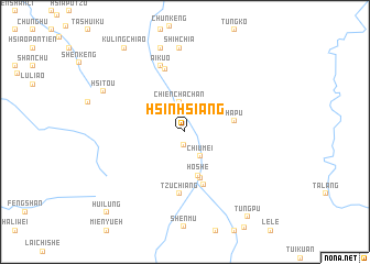 map of Hsin-hsiang