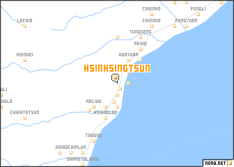 map of Hsin-hsing-ts\