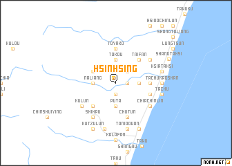 map of Hsin-hsing