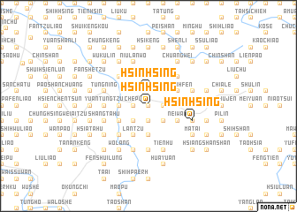 map of Hsin-hsing