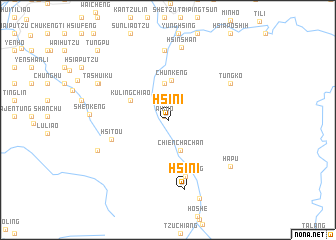 map of Hsin-i