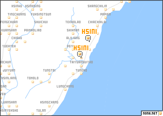 map of Hsin-i