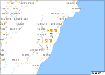 map of Hsin-i