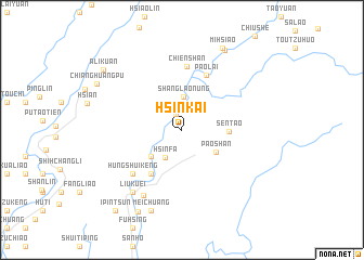 map of Hsin-k\