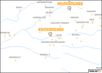 map of Hsinkanghaw