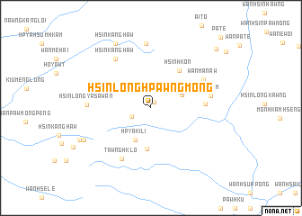 map of Hsinlonghpawngmöng