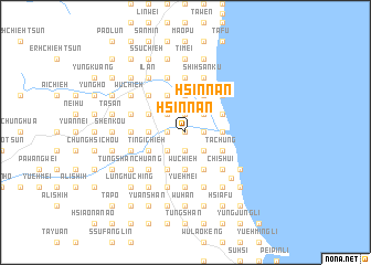 map of Hsin-nan