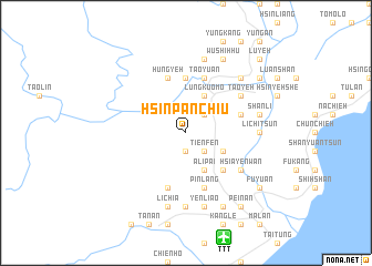 map of Hsin-pan-chiu