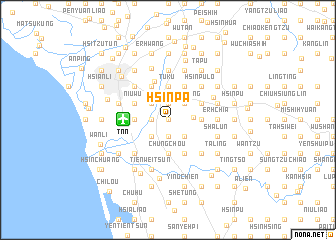 map of Hsin-pa