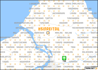 map of Hsin-pei-t\