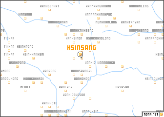 map of Hsinsang