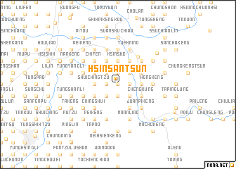 map of Hsin-san-ts\
