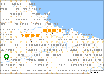 map of Hsin-shan