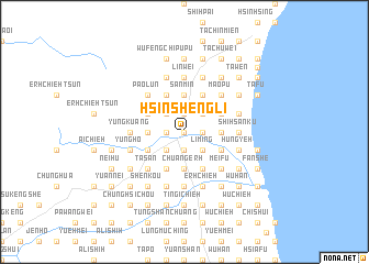 map of Hsin-sheng-li