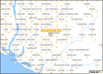 map of Hsin-sheng
