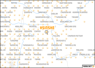 map of Hsin-she