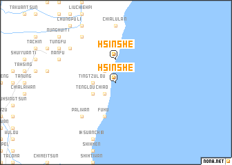 map of Hsin-she