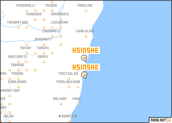 map of Hsin-she