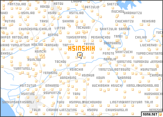 map of Hsin-shih