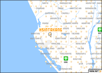 map of Hsin-ta-kang