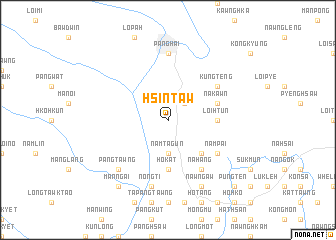 map of Hsintaw