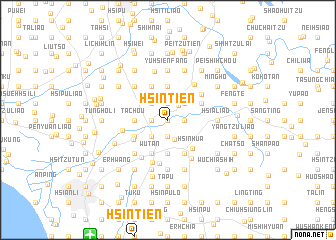 map of Hsin-tien