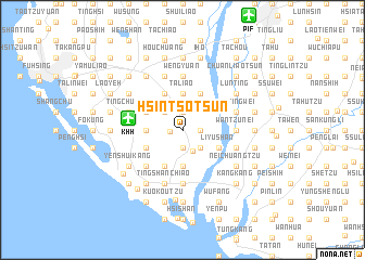 map of Hsin-ts\