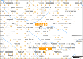 map of Hsin-ts\