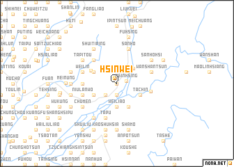 map of Hsin-wei