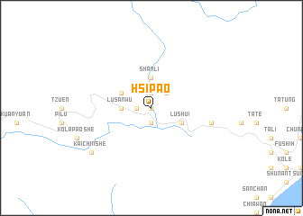 map of Hsi-pao