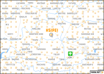 map of Hsi-pei