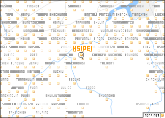 map of Hsi-pei