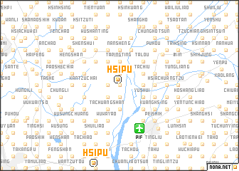 map of Hsi-pu