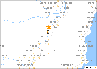 map of Hsi-pu