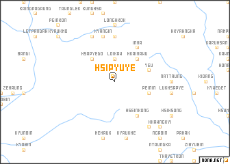 map of Hsi-pyu-ye