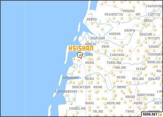 map of Hsi-shan