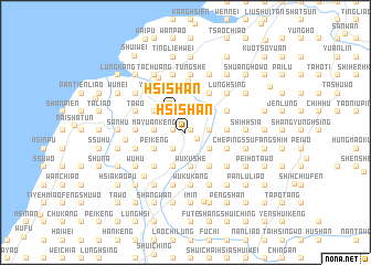 map of Hsi-shan