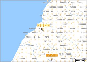 map of Hsi-shih