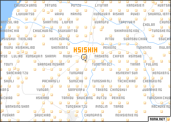 map of Hsi-shih