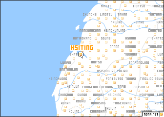 map of Hsi-ting