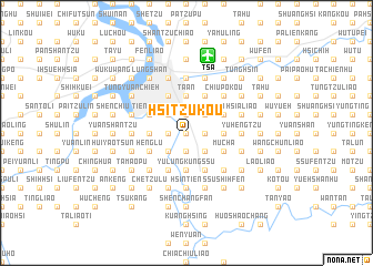 map of Hsi-tzu-k\