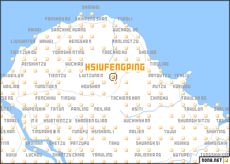 map of Hsiu-feng-p\