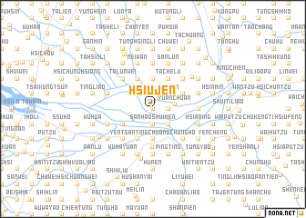 map of Hsiu-jen