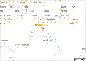 map of Hsiu-luan