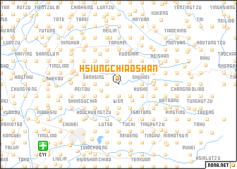 map of Hsiung-chiao-shan