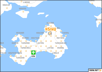 map of Hsi-wu