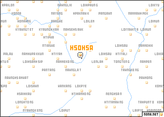 map of Hsohsa