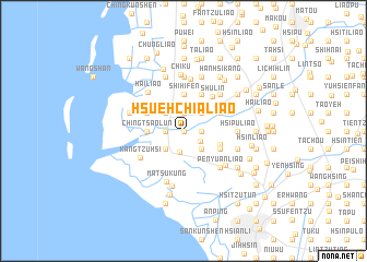 map of Hsüeh-chia-liao