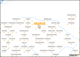 map of Hsunka