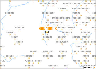 map of Hsun-mawk